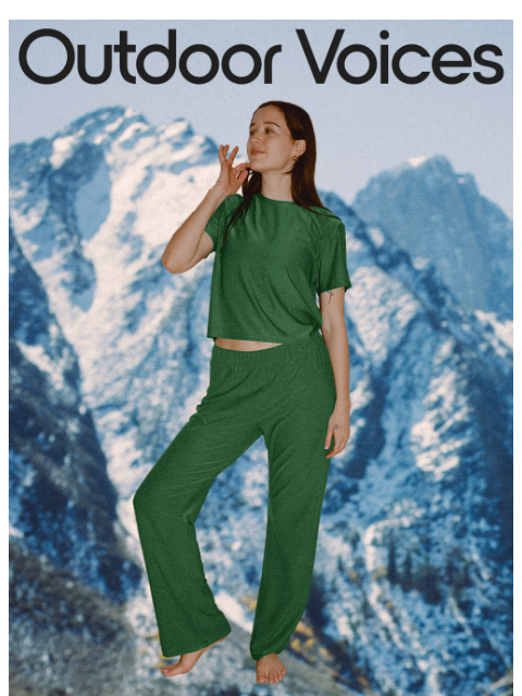 outdoorvoices newsletter: GOING FOR GOLD