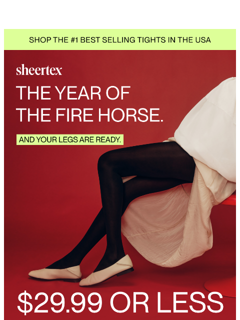 sheertex newsletter: Are You Ready for the Year of the Horse? 🔥🐎