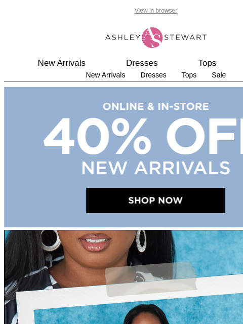 ashleystewart newsletter: The color combo that still reigns supreme 👑🖤🤍