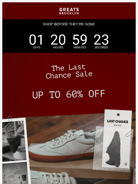 greatsbrand newsletter: Last Chance for Big Savings!