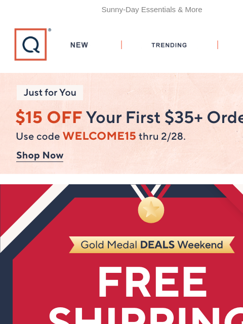 qvcemail newsletter: Last Chance for Free Shipping