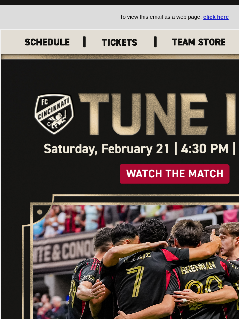 atlutd newsletter: Watch TODAY 📺 4:30 PM
