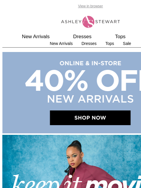 ashleystewart newsletter: Look good on the go 🏃
