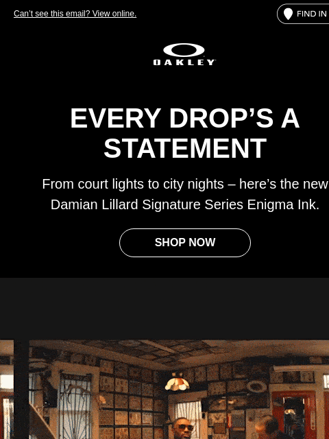 oakley newsletter: Damian Lillard Signature Series Enigma Ink
