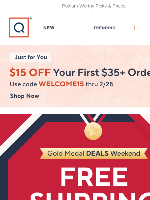qvcemail newsletter: Today Only! Free Shipping Sitewide