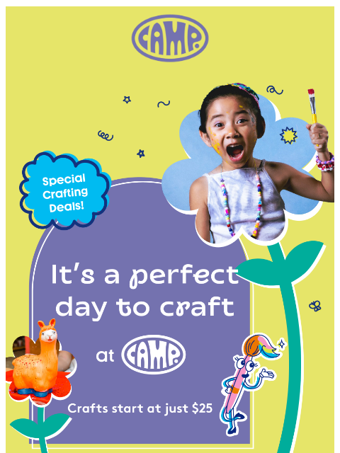 camp newsletter: Your $25 Weekend Activity Is Here 👀