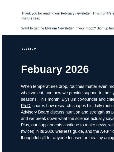 elysiumhealth newsletter: Vogue picks Basis (twice!) for its 2026 wellness g...