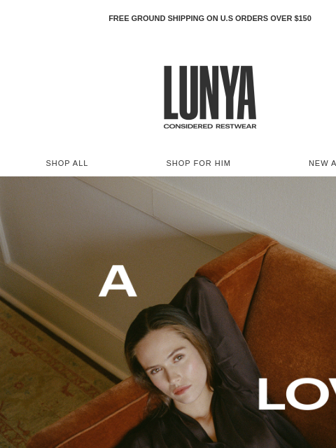lunya newsletter: YOUR EVERYDAY CAPSULE