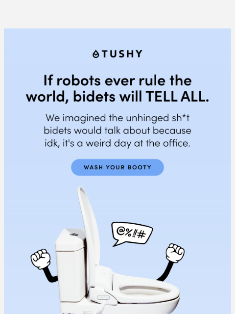 hellotushy newsletter: Thankfully bidets can't podcast