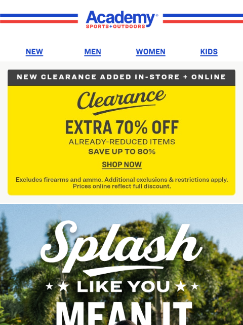 academy newsletter: Get Ready for Spring Break with New Swimwear