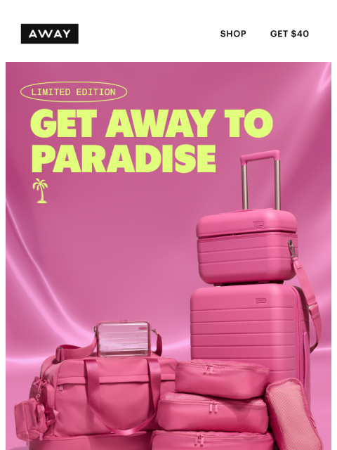 awaytravel newsletter: Island Pink is so back
