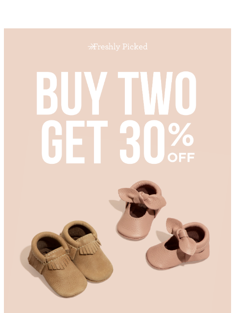 freshlypicked newsletter: Last Chance: Two Pairs, One Sweet Deal 💕