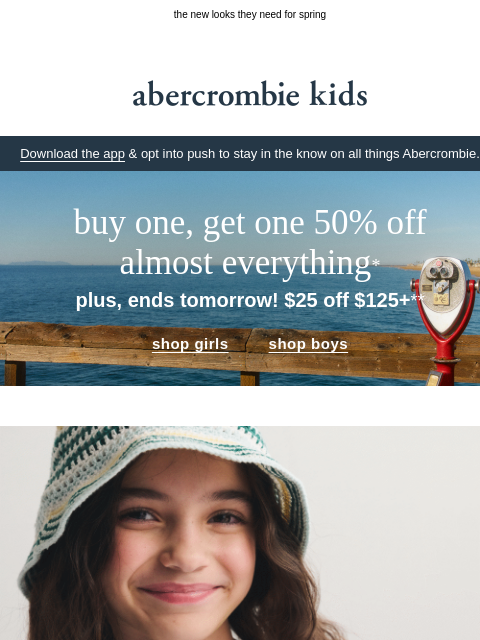 abercrombie newsletter: disney & golf-inspired graphics are in