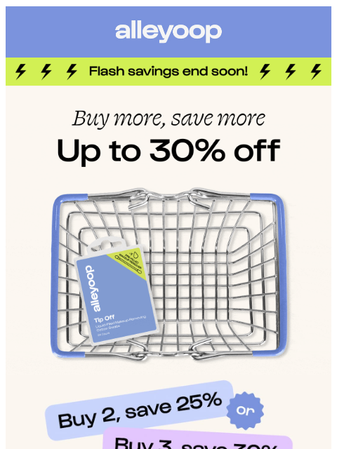 meetalleyoop newsletter: Still waiting: ⚡ Flash savings