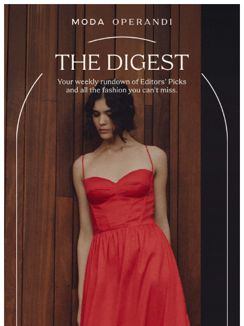 modaoperandi newsletter: What’s Next from ANDRES OTALORA