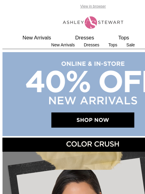 ashleystewart newsletter: The original power color 🖤