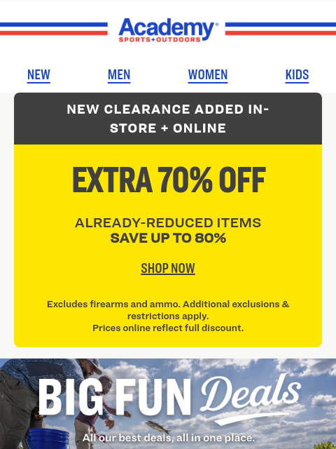 academy newsletter: Your Weekly Big Fun Deals Are Here!