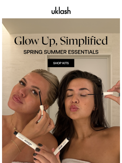 uklash newsletter: 🌱✨Grow Your Glow: Up to 20% OFF Kits & Gifts