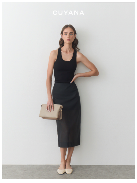 cuyana newsletter: Personalize Your Tria Clutch
