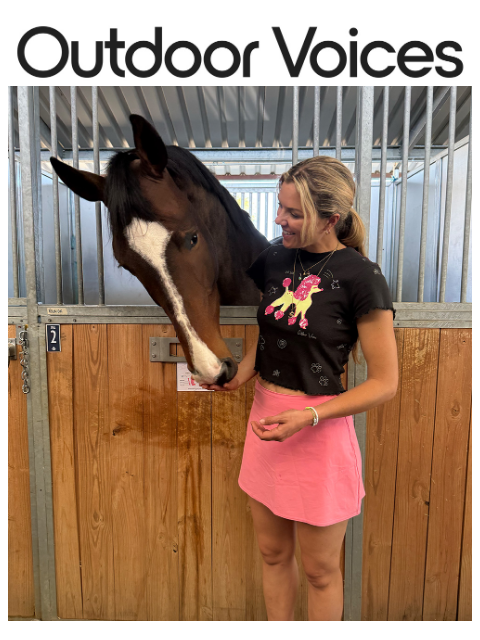 outdoorvoices newsletter: TY’s NEW FAVES