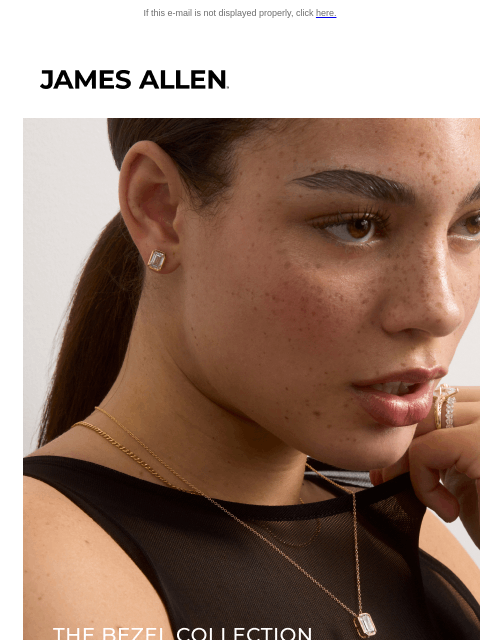jamesallen newsletter: Must-Have of the Moment: Bold Bezel-Set Diamonds
