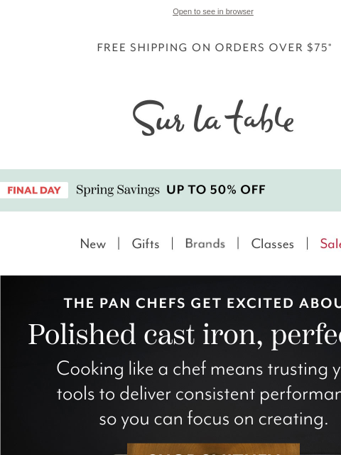 surlatable newsletter: Cook like a chef with these trusted picks.