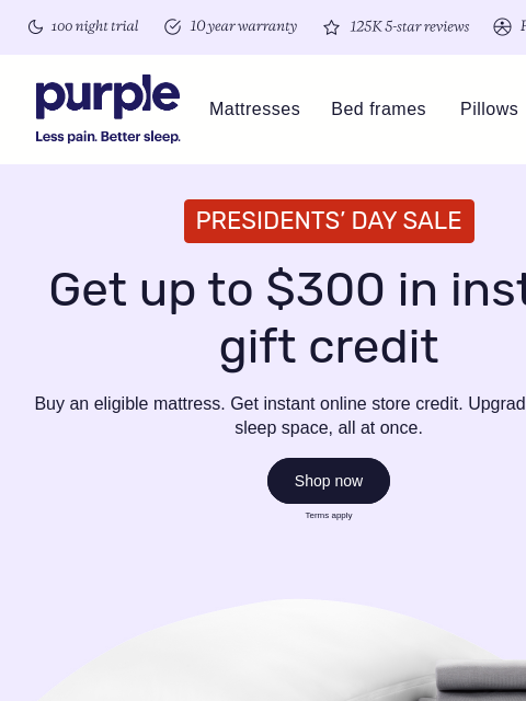 purple newsletter: Need new bedding? You’ll like this offer.