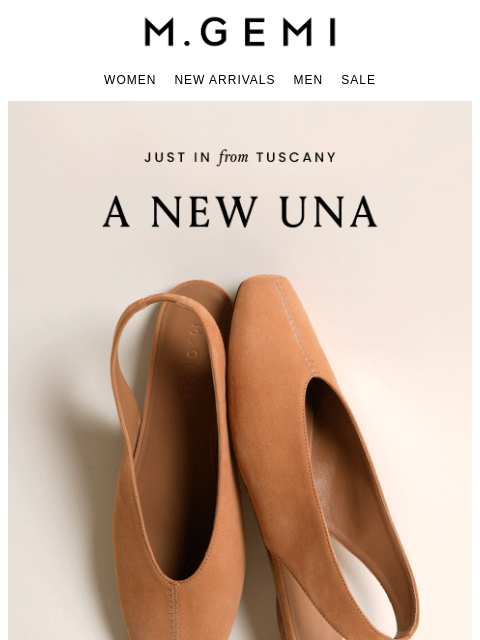 mgemi newsletter: Today’s Drop: The Una Slingback