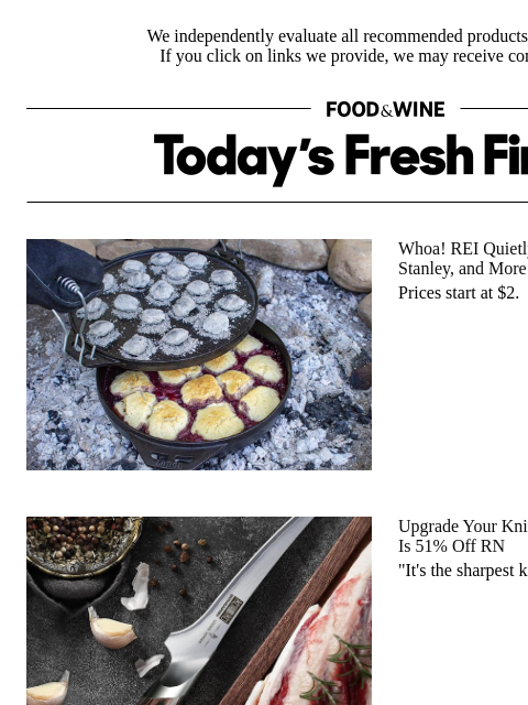 foodandwine newsletter: Shoppers Say This 51%-Off Fillet Knife Is the 'Sha...