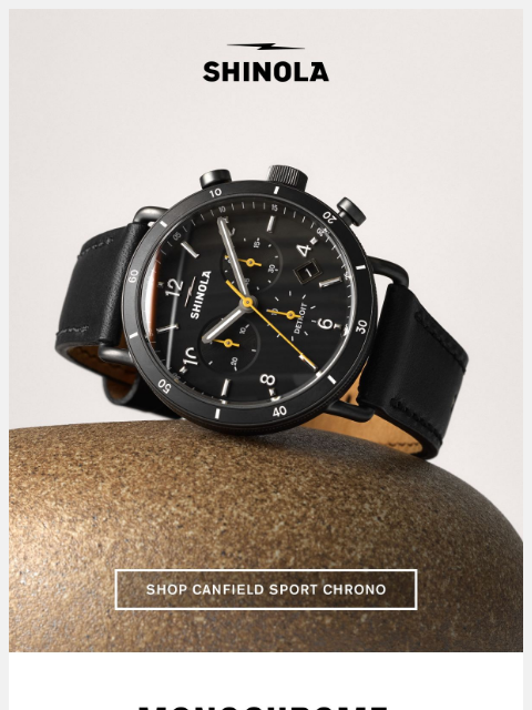shinola newsletter: Canfield, Back to Black