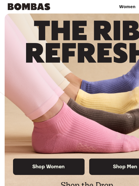 bombas newsletter: New Colors in Modern Rib