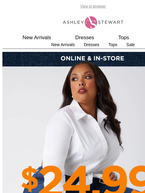 ashleystewart newsletter: Our signature jeans are better than ever