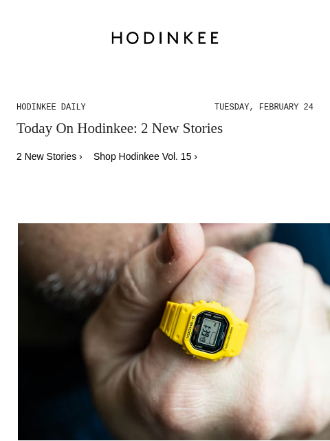 hodinkee newsletter: Hodinkee Daily | 02/24/2026