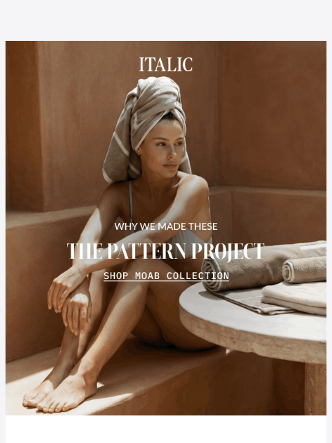 italic newsletter: Creating the Perfect Towel: The Pattern Project