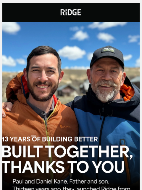 ridge newsletter: The Anniversary Sale Starts Now