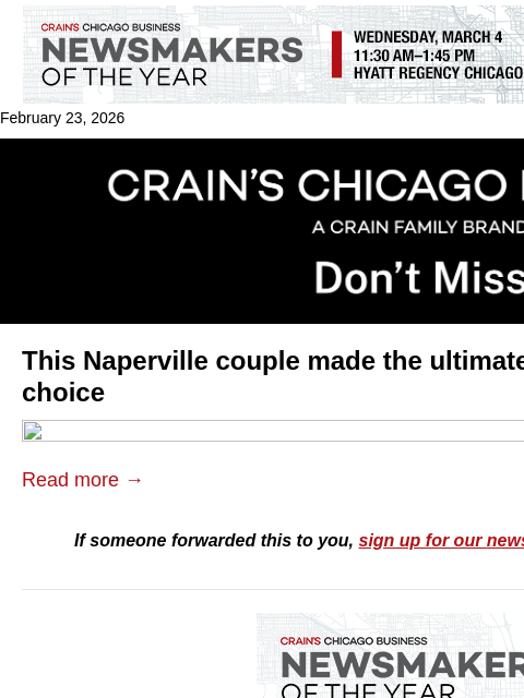 crainalerts newsletter: The ultimate 'yes in my backyard' choice