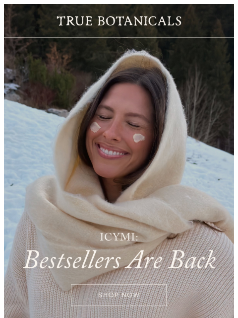 truebotanicals newsletter: In case you missed it