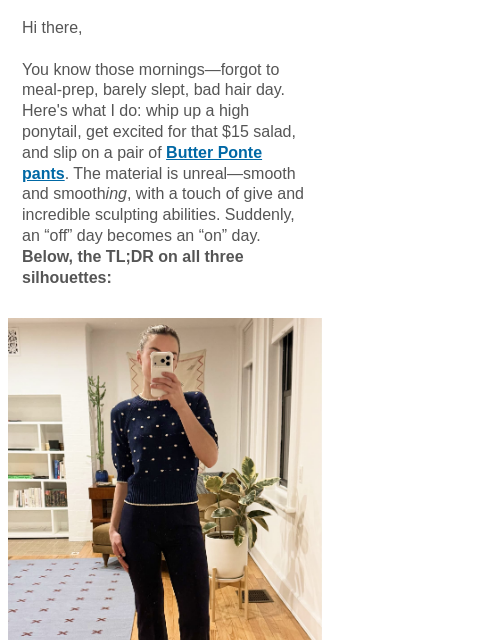 mmlafleur newsletter: My secret to a better week.