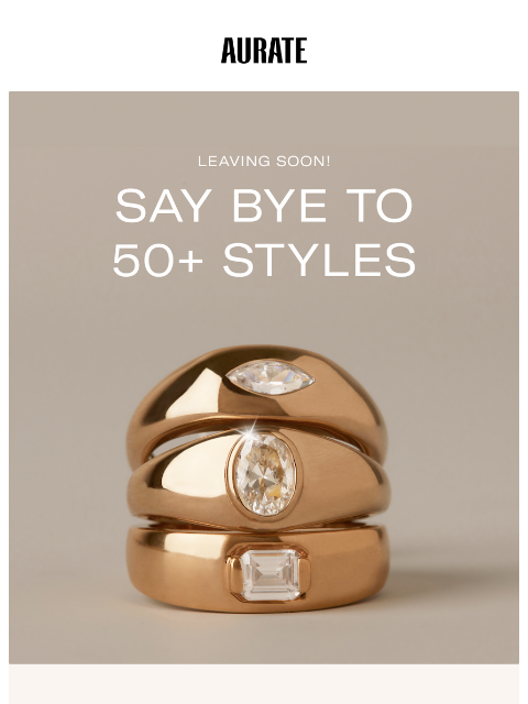 auratenewyork newsletter: SAY GOODBYE TO THESE