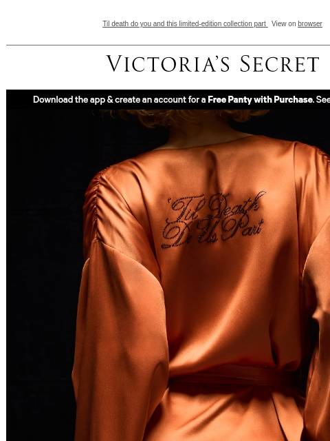 victoriassecret newsletter: New Drop: Styles inspired by The Film