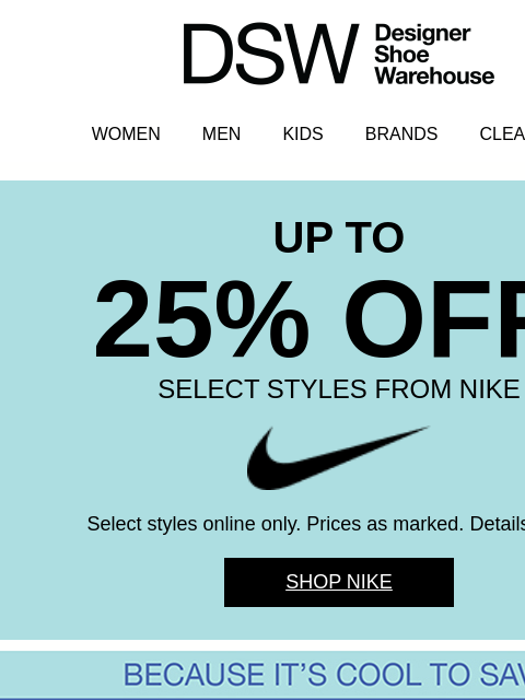 dsw newsletter: NEW CLOGS: starting at $49.99