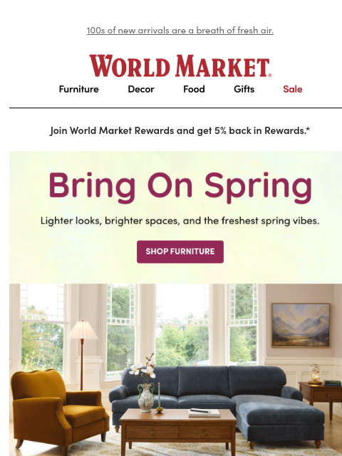 emailworldmarket newsletter: We’re having a spring fling! 🌸🐝🌸🐝🌸🐝