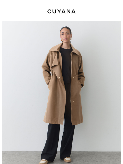 cuyana newsletter: New Long Anorak