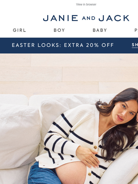 janieandjack newsletter: HATCH x Janie and Jack, as seen on Abbie Herbert