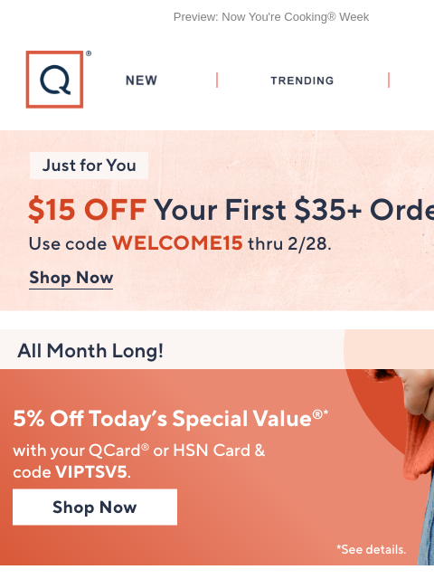 qvcemail newsletter: Ships Free: Water Filter TSV® + Get $15 Off