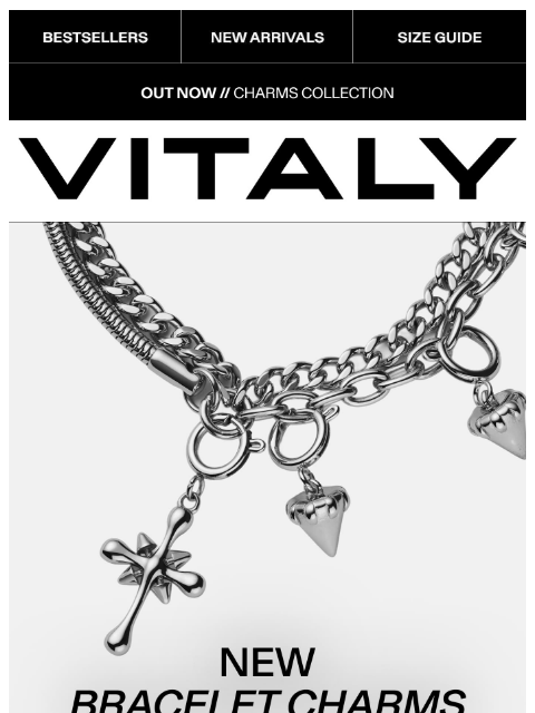 vitalydesign newsletter: NEW: Bracelet Charms