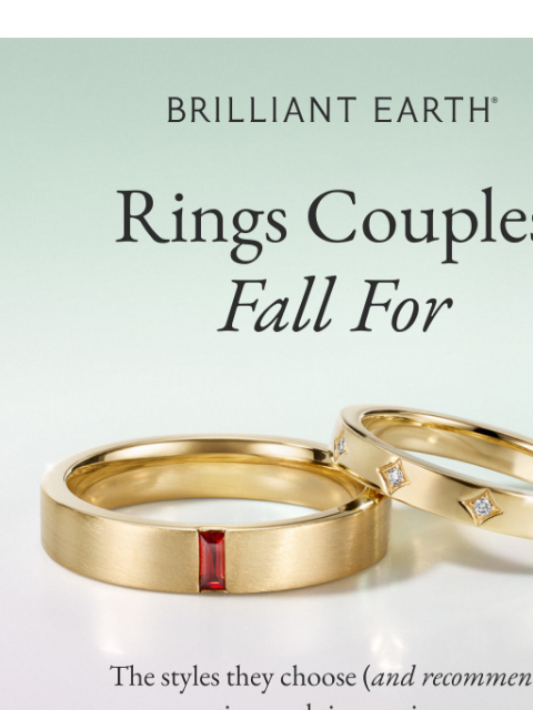 brilliantearth newsletter: Forever starts with the perfect wedding ring