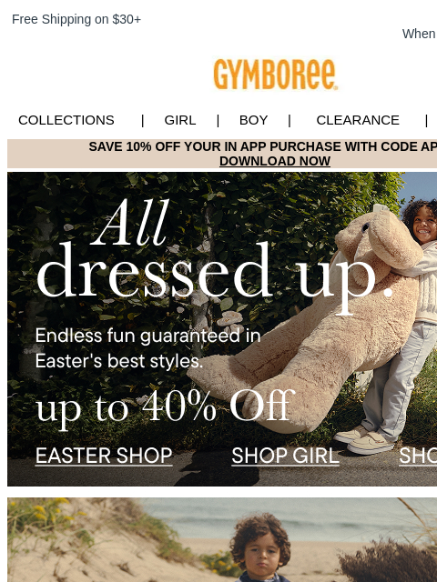 gymboree newsletter: Bring on Spring in Cool Blue Hues 🌊💙