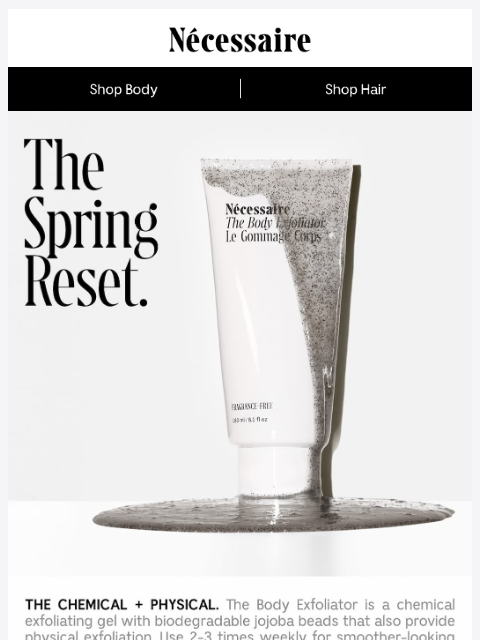 necessaire newsletter: Spring is coming