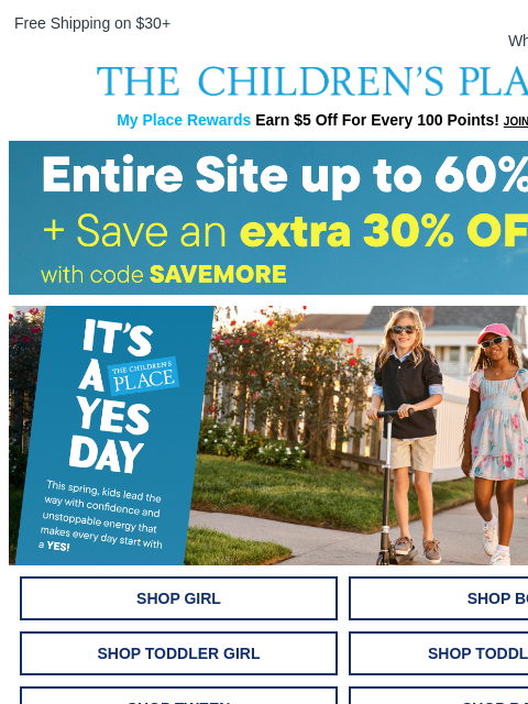 childrensplace newsletter: You're in luck: $2.99+ St. Patrick's Day Looks ONL...